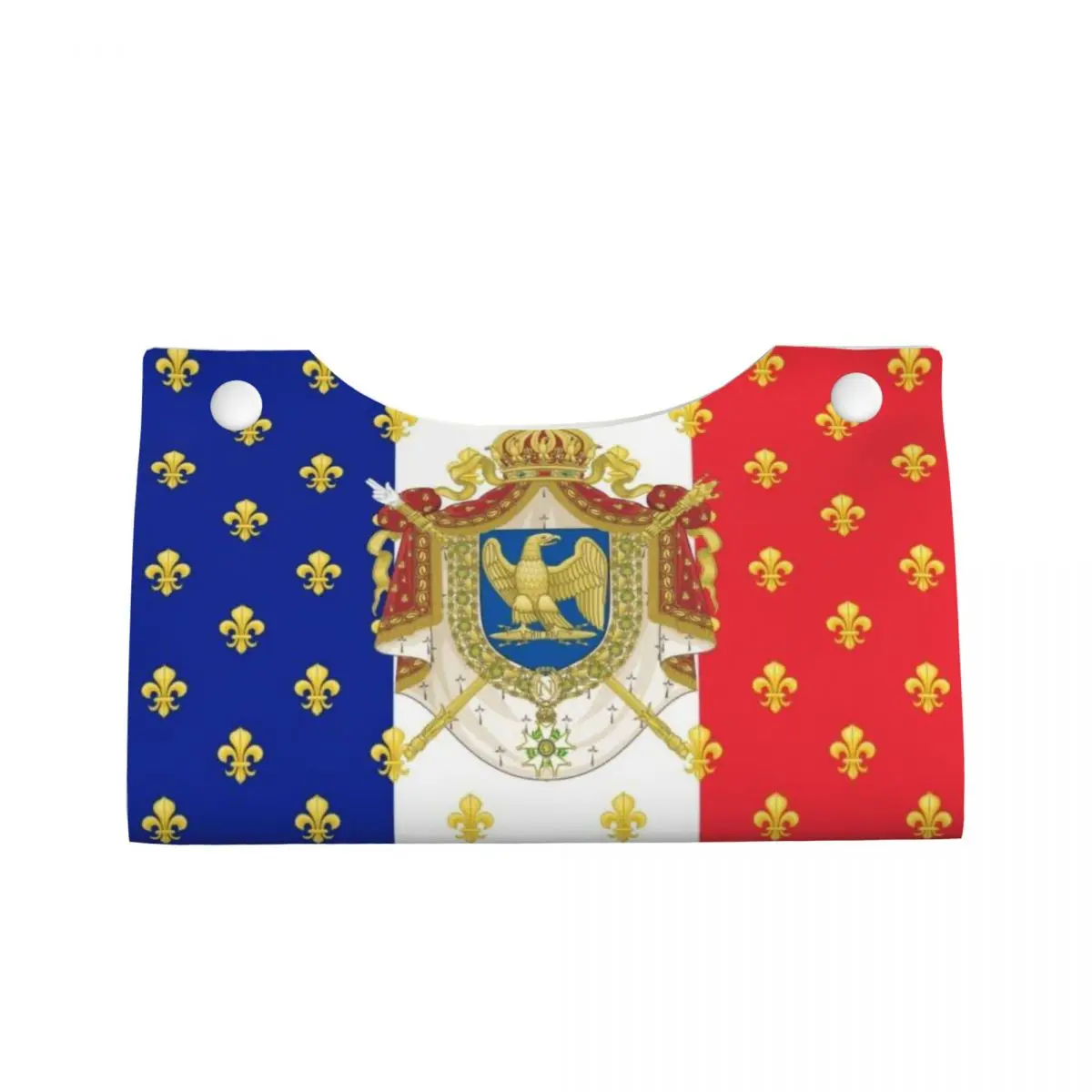 Чехол для салфеток под заказ с французским флагом Наполеона прямоугольный
