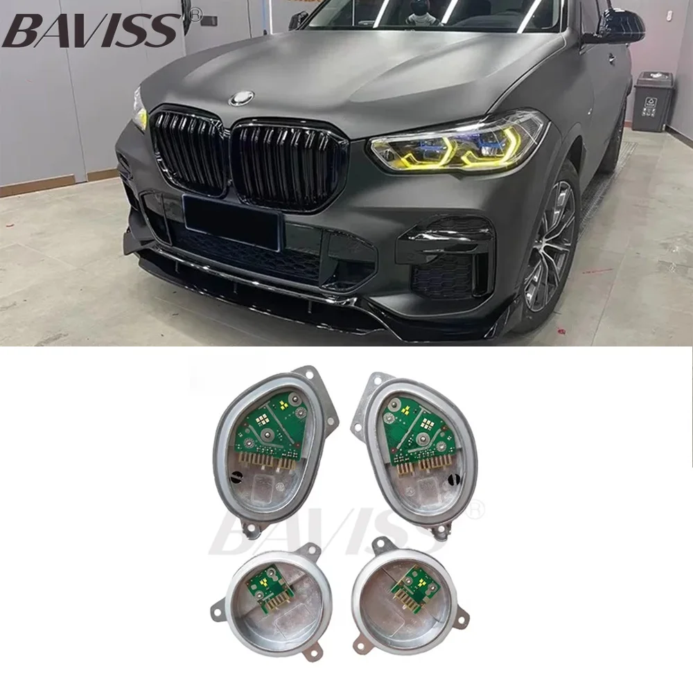 

Лазерная фара DRL CSL Blue Angel Eyes DRL для BMW 2019-2022 X5 G05 X5M F95 X6 G06 X6M F96 Дневные ходовые огни желтый янтарь