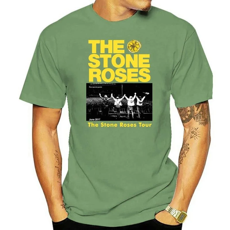 

The Stone Roses 2022-17 T-Shirt Casual Short Sleeve for Men Clothing Summer 2022 New Arrival Men