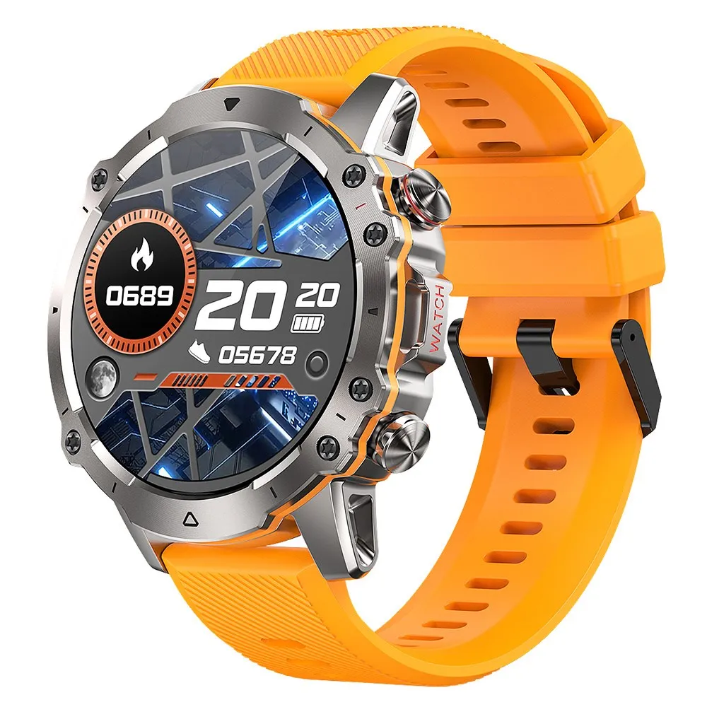 

2023 New Sports Smart watches for men women stainless steel waterproof 110+ sport modes military Smartwatch Bluetooth Call Sale