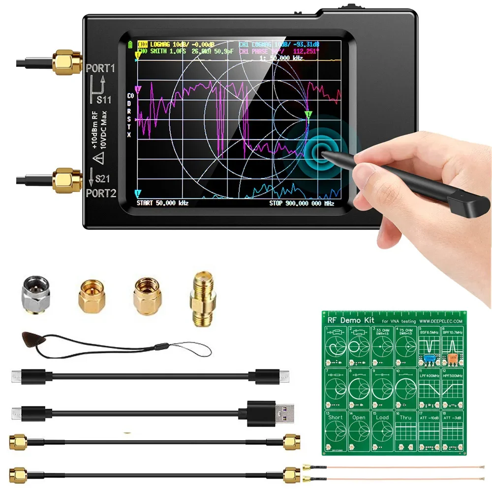 

Анализатор векторных сетей Seesii NanoVNA-H 10 кГц-1,5 ГГц