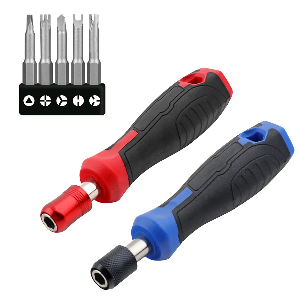 

1pc 1/4'' Hex Screwdriver Handle Magnetic Screw Driver Bits Holder Self-Locking Adapter For Screwdriver Bits Socket Wrench Tools