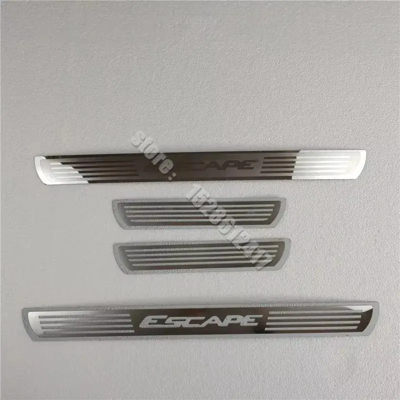 

Накладка на порог для Ford Kuga Escape 2013, 2014, 2015-2018, наклейка на педаль из нержавеющей стали, аксессуары для стайлинга автомобиля