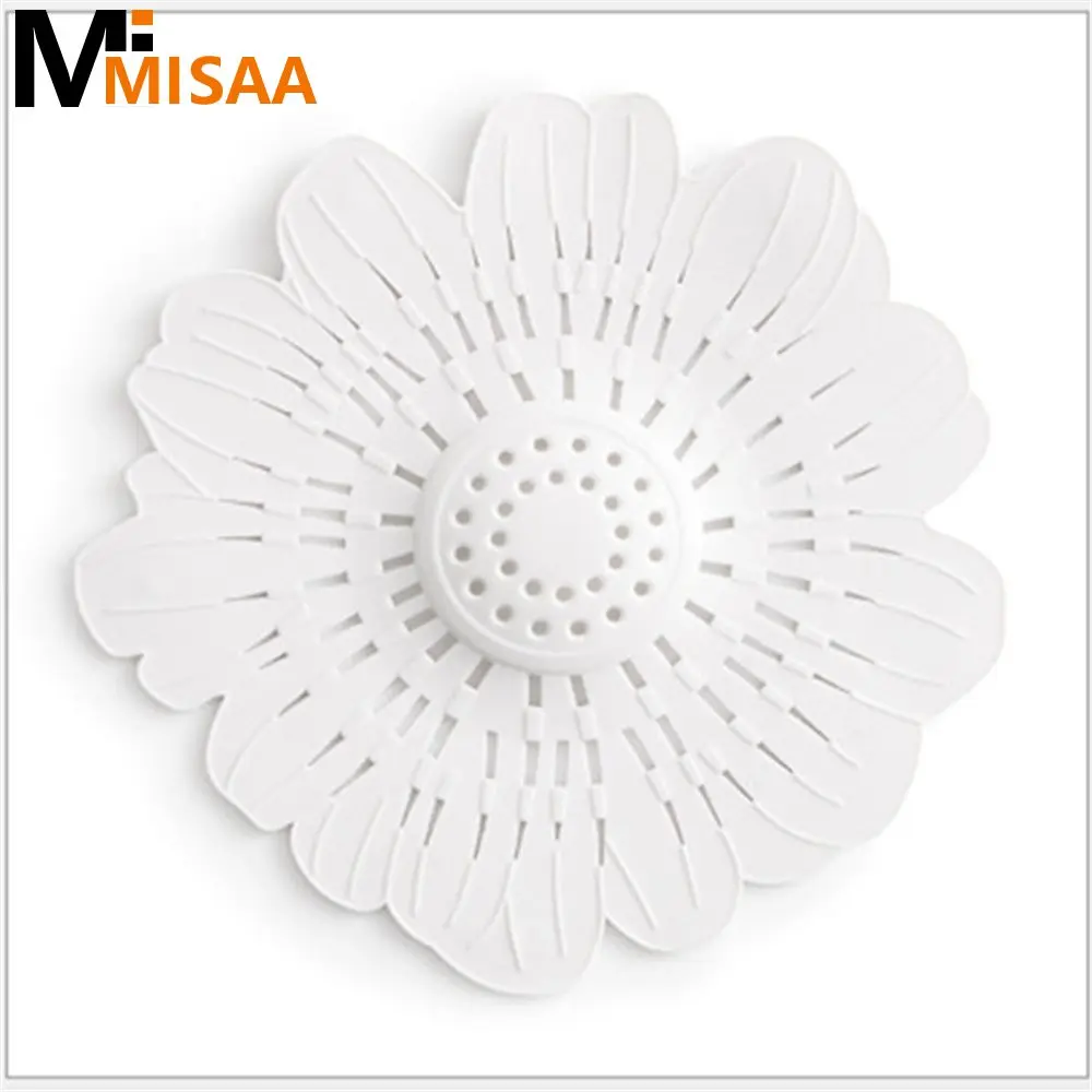 

Bathroom Sewer Sanitary Durable Ease Of Use Leakproof Multifunctional Flat Stopper Leak-proof Hair Catcher Bathtub Accessories