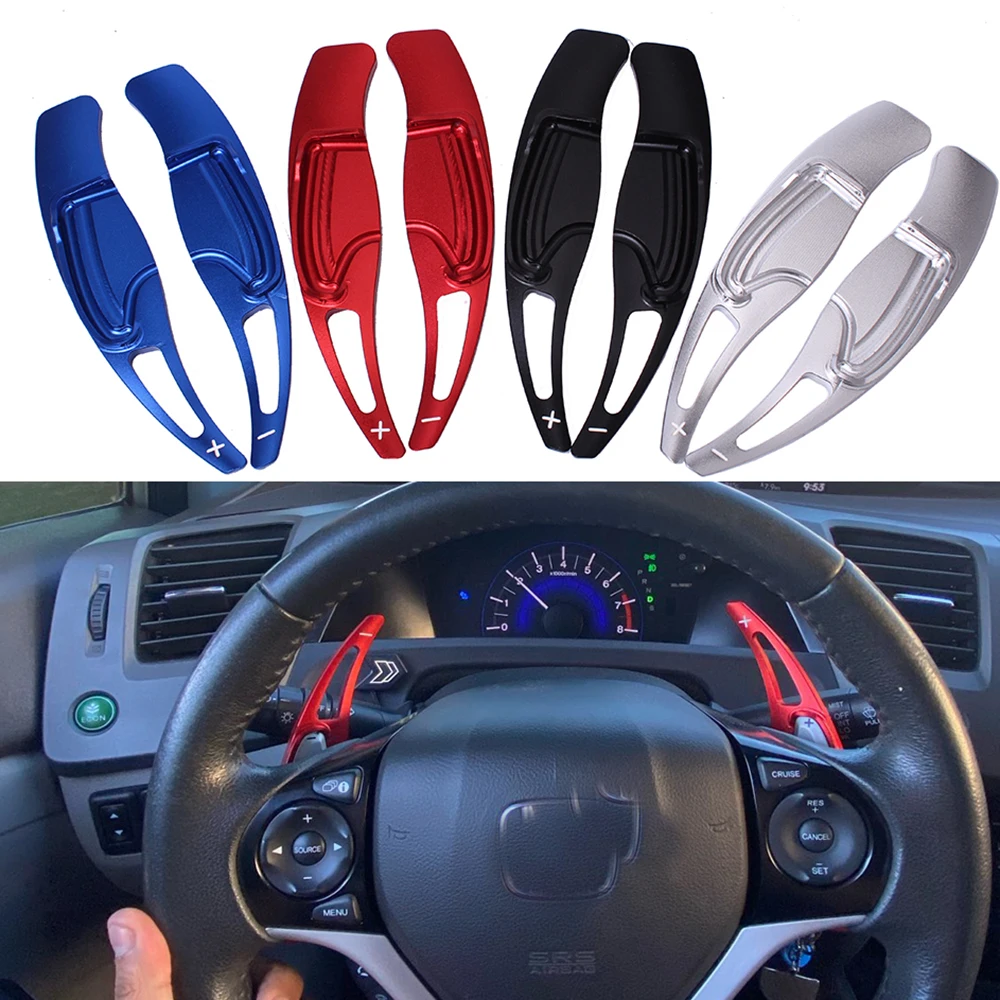 

Car Steering Shift Paddle Wheel DSG Shifter Extension For Honda CIVIC FB7 Tourer FK2 N-ONE CR-V 2013 N-WGN 2014 Accessory