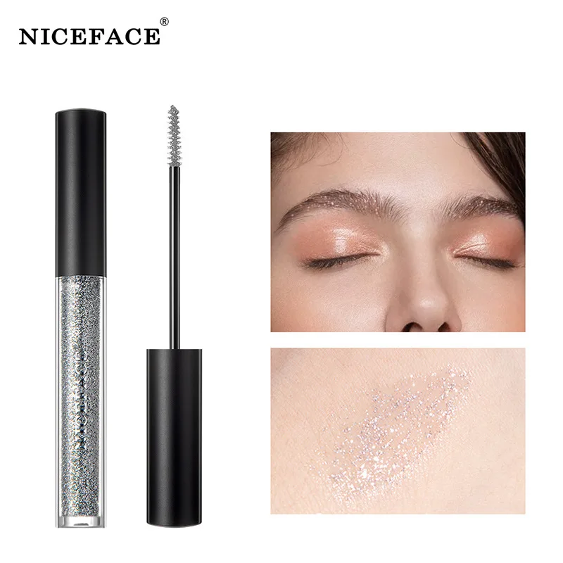

Niceface's New Silver Glitter Eyebrow Tint Is Waterproof, Sweatproof And Non-removal