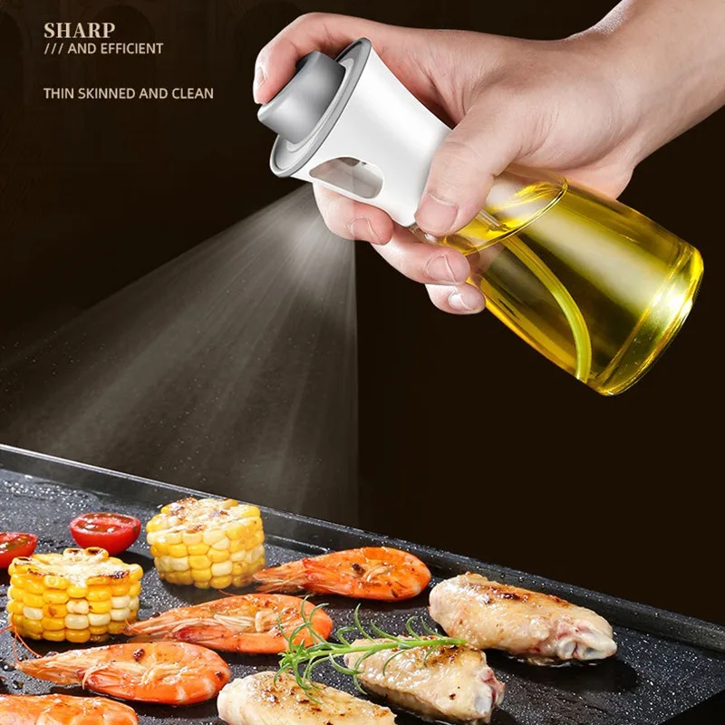 

Kitchen Tools Transparent Glass Spray Bottle Olive Oil Spray Bottle Cooking Bbq Dispenser Glass Bottle Olive Oil Baking Sprayer