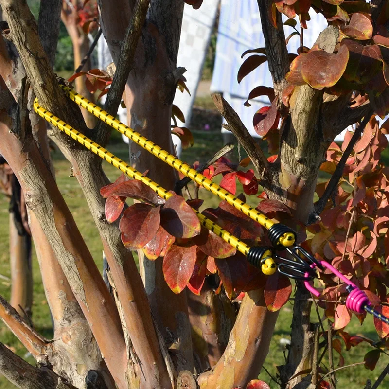 Эластичный резиновый шнур 60/120 см с крючками 8 мм