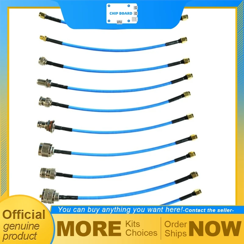 Фото RTL-SDR Blog SMA Male to SMA BNC Type N Type F UHF M+F RG402 Комплект адаптеров с косичками 20 см, 10 шт. №1