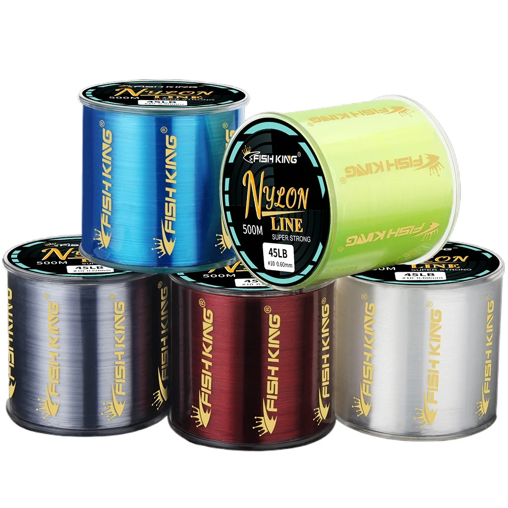 500 м нейлоновая леска Япония 0 14 мм-0 50 мм 4 13 фунта-34 32 фунта сверхпрочная