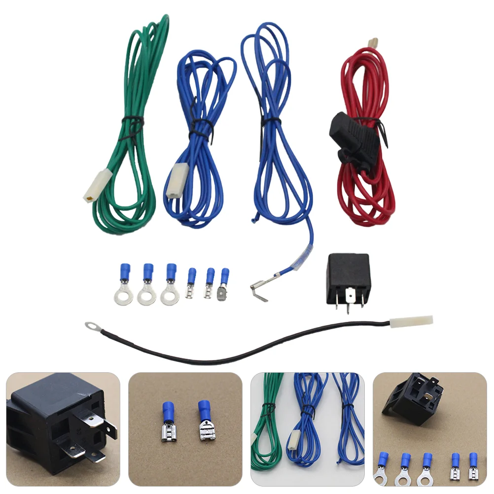 

1 Set Portable Professional Fog Lamp Wiring Harness Fog Relay Fog Wire