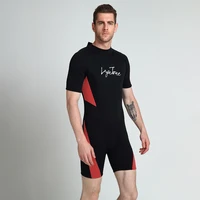 3mm neoprene shorty swimming wetsuit for men swimsuit 6xl 5xl black swimwear swimming one piece surfing jellyfish diving wetsuit