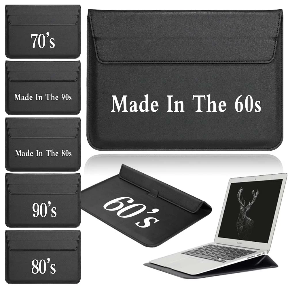 

Portable Laptop Bag Sleeve for Xiaomi HP Dell Acer 11 12 13 14 15 Inch Macbook Air Pro Leather Briefcase Case Notebook Cover