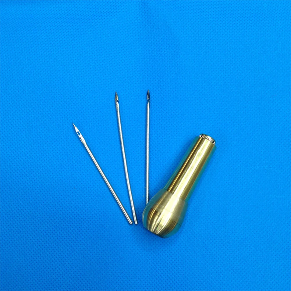

Leather Tent Canvas Sewing Awl Hand Stitcher Taper Leathercraft Needle Kit Tool