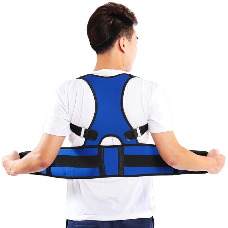 

Adjustable Shoulder Upper Back Posture Corrector Brace Scoliosis Corset Orthopedic Support Clavicle Spine Lumbar Belt Women Men