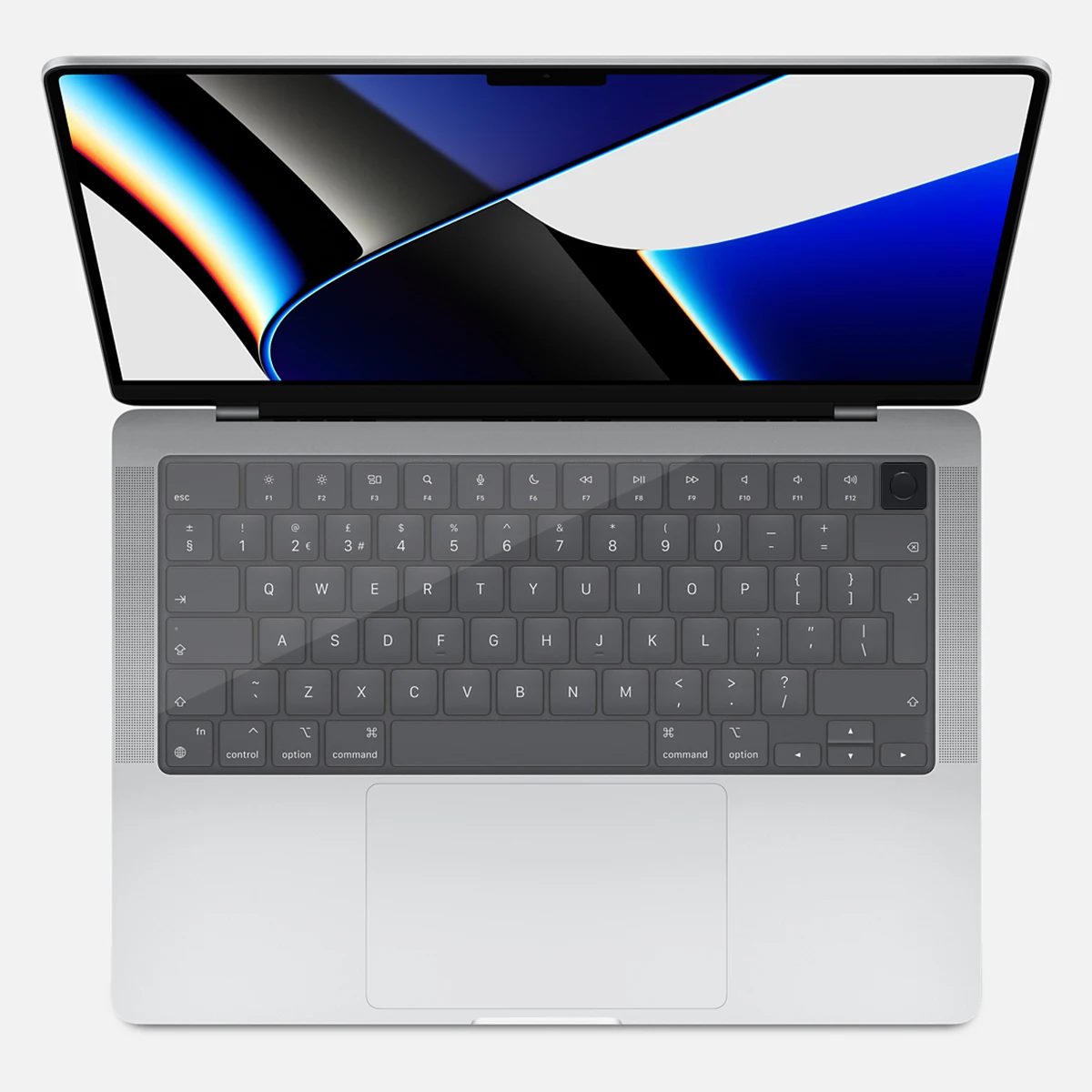 Мягкая силиконовая Прозрачная накладка на клавиатуру для Macbook pro 14 M2 M3 A2442 A2485 A2779