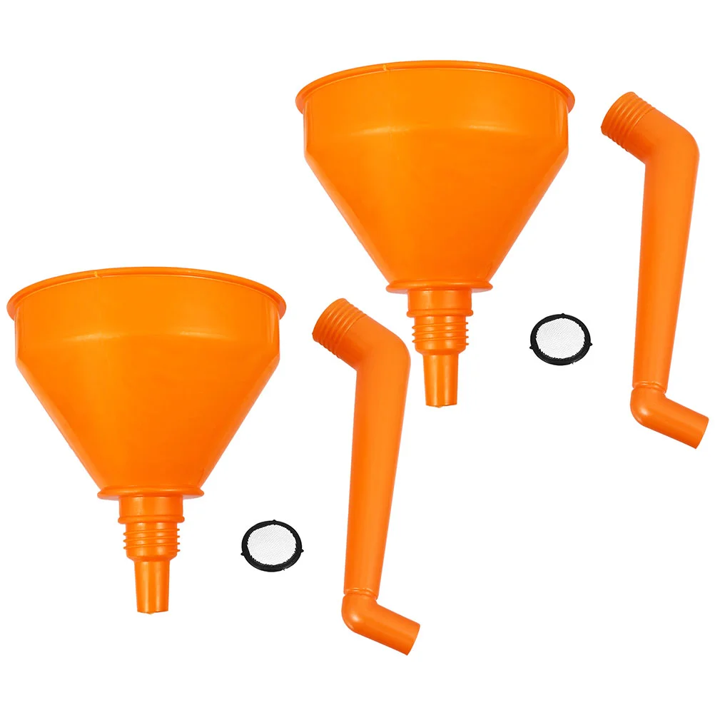 

2pcs Wide Mouth Fuel Funnel Convenient Automotive Motorbike Filling Funnel