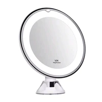 flexible makeup mirror 10x magnifying mirrors led lighted touch screen vanity mirror portable dressing table cosmetic mirrors