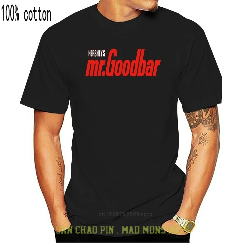 

Футболка Mr Goodbar с изображением шоколада, закусок, Мужская футболка, подарок, новинка от нас