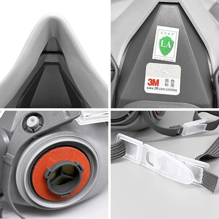15p 3M 6200 Противогаз для украшения аэрозольной краски Химическая пылезащитная
