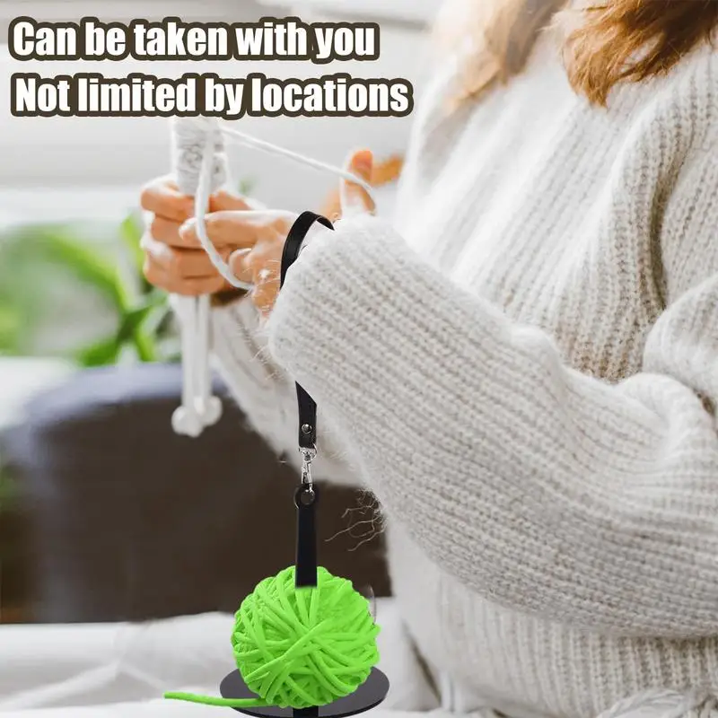 Держатель для струн съемный акриловый держатель пряжи многоразовый легкий на