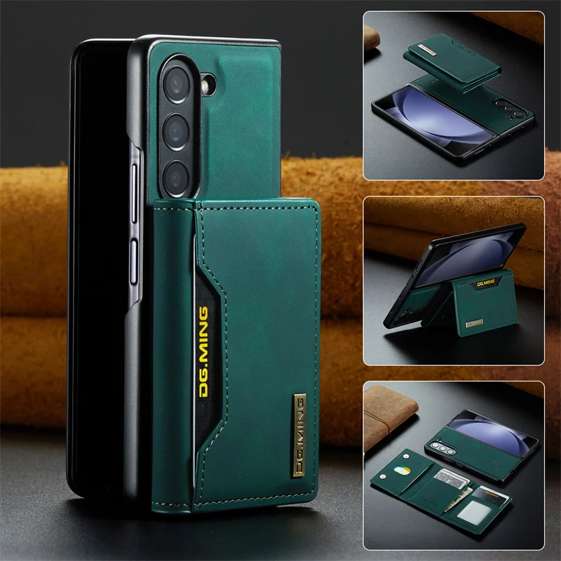 New Fashion business leather card drop-proof mobile phone case for Samsung GalaxyZ Fold5 Z Fold4 Fold3