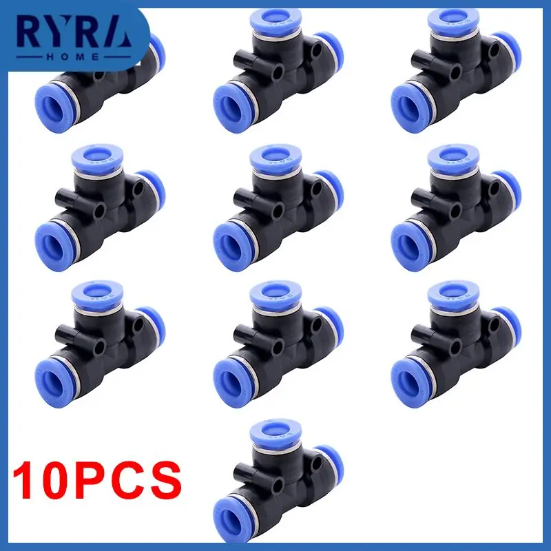 

Quick Connector Air Water Hose Tube Connectors 10pcs Tube 6mm Push Into Plug Universal Car Accessories Durable Connector Tube