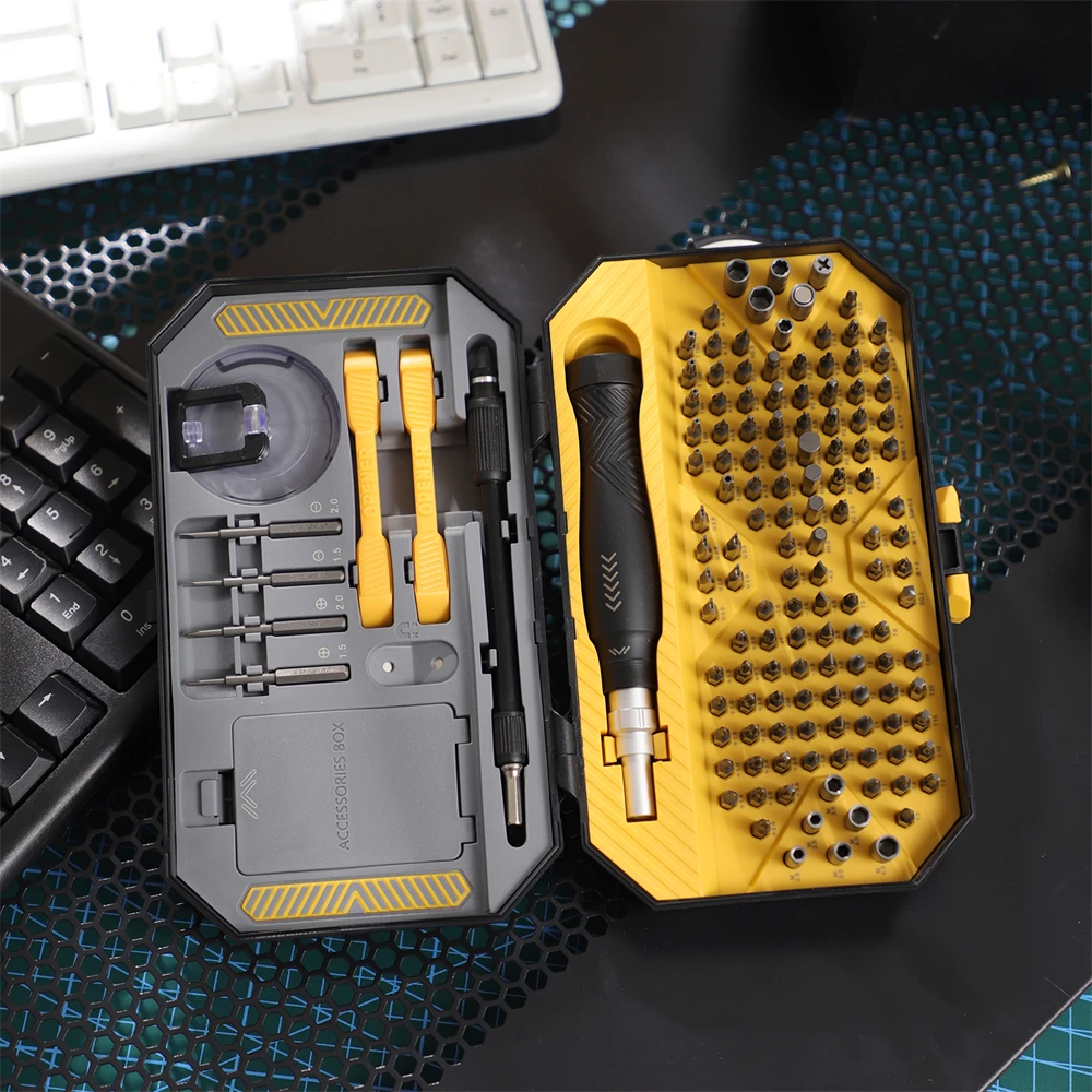 Набор отверток 145 в 1 магнитные биты для ремонт телефона искусственная точность