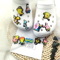 12pcsset undersea anime croc charms designer diy cartoon shoe decoration charm for croc jibz clogs kids boys women girls gifts