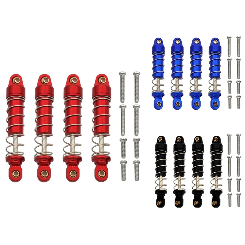 

4PCS Metal Shock Absorber Dampers For Traxxas TRX4M TRX-4M Bronco Defender 1/18 RC Crawler Car Upgrade Parts