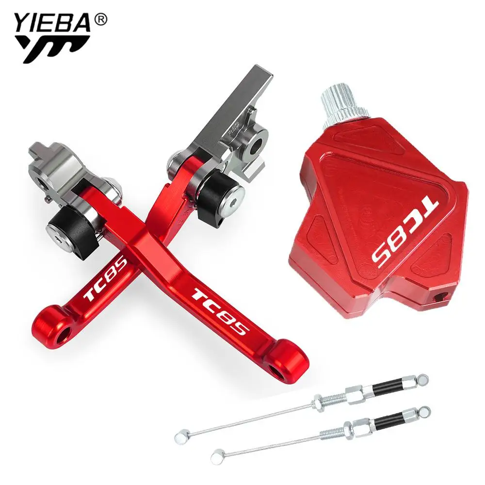 

Dirt Bike CNC Brake Clutch Levers Stunt Clutch Pull Cable Lever Replacement Easy System For FOR Husqvarna TC85 2017 2018