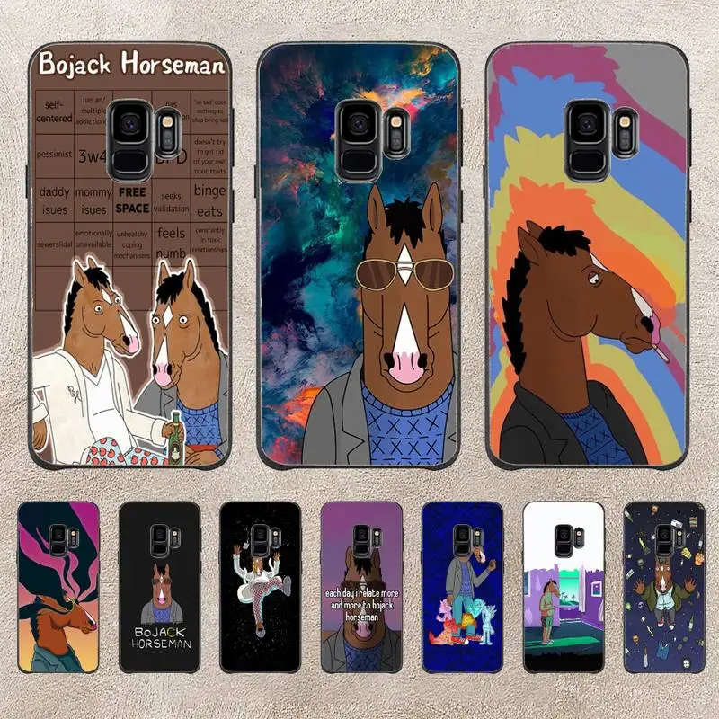 

Cartoon B-BoJacks Phone Case For Samsung Note 8 9 10 20 Note10Pro 10lite 20ultra M20 M51 Funda Case