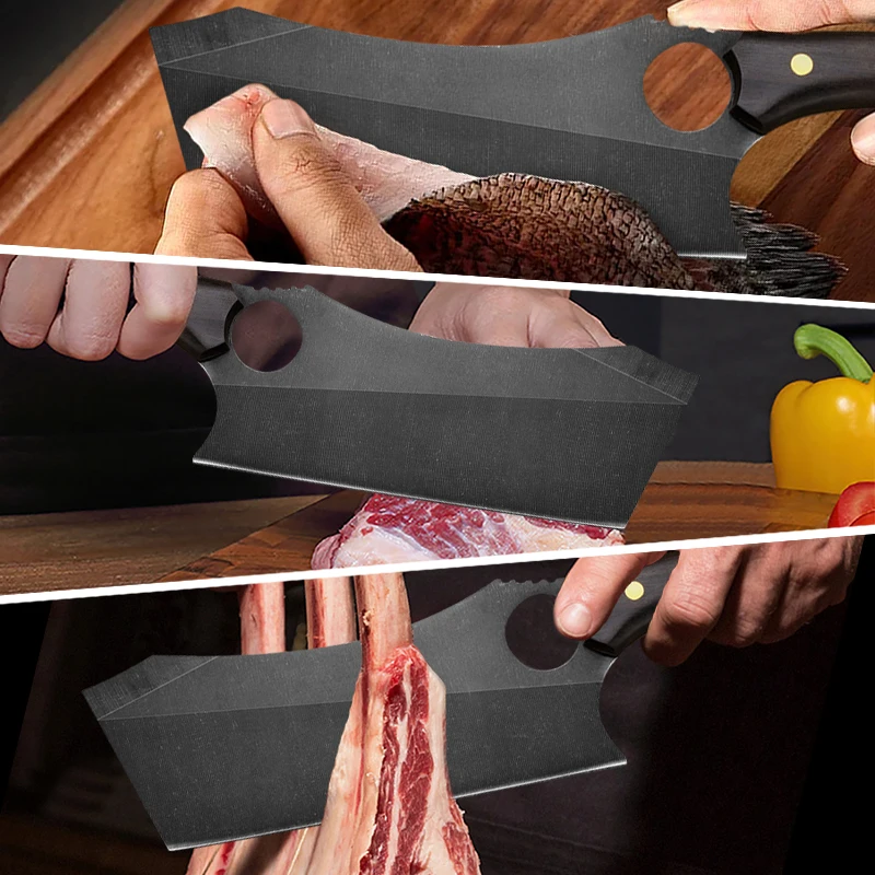 Кухонный нож из нержавеющей стали шеф-ножи для мяса резак кухни инструменты