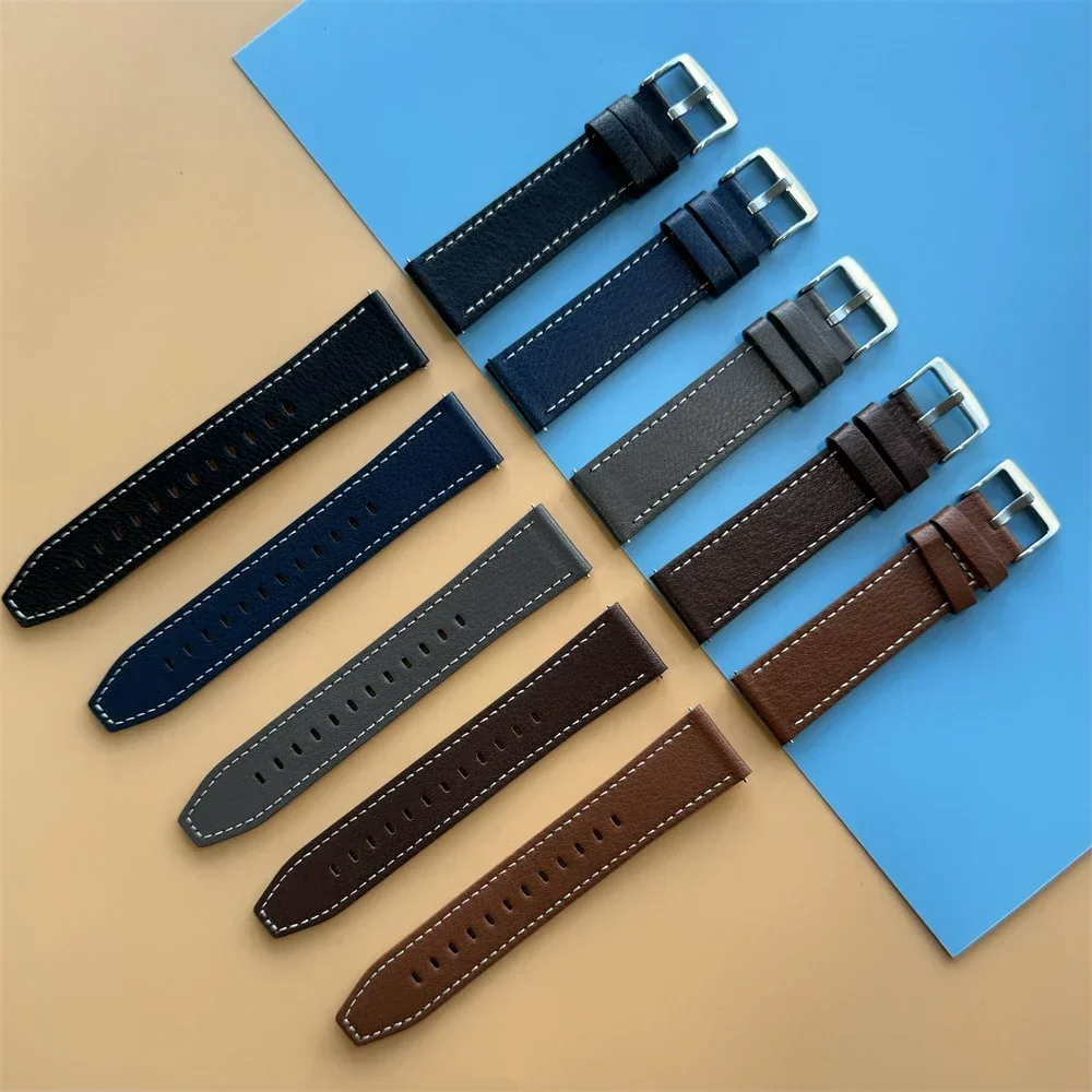 Деловой ремешок для часов из натуральной кожи COLMI Band C61/C81/P73/P71/P68/P28 Plus/P76/I31/V68/V70/M42 20