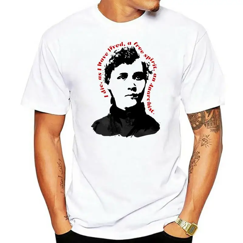 

Voltairine de Cleyre Quote Shirt, Feminist, Anarchist, Short-Sleeve T-Shirt Streetwear tee shirt