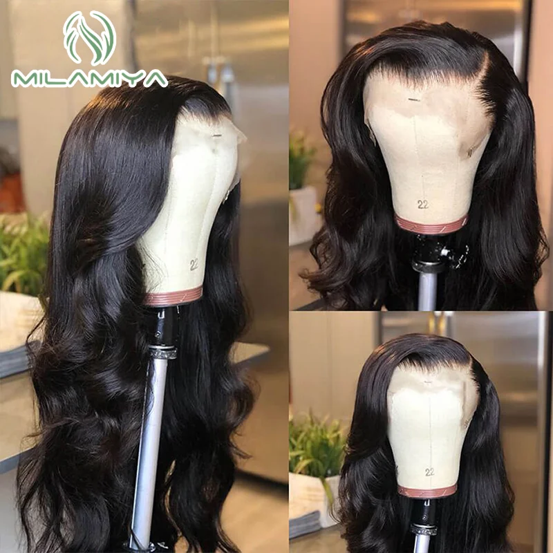 Brazilian Body Wave Lace Frontal For Women PrePlucked 4x4 5x5 Closure Wig Transparent 13x4 13x6 Lace Front Human Hair Wigs