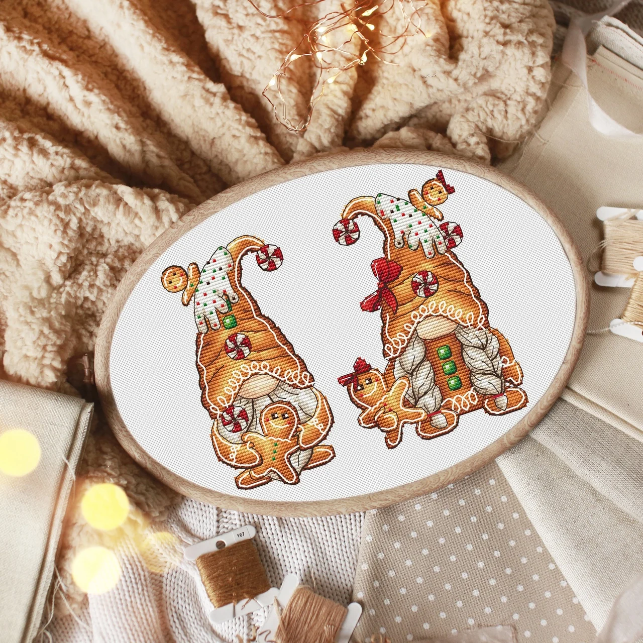 

Набор для вышивки крестиком серии Dwarf, 55-28-24, «сделай сам»