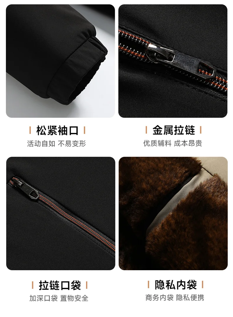 Повседневные флисовые теплые зимние куртки для мужчин деловые пиджаки удобная