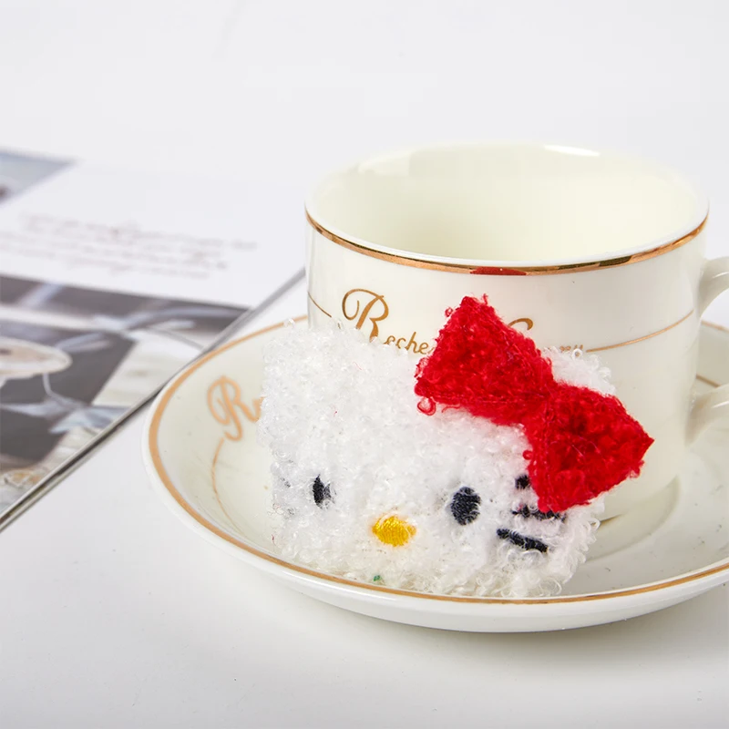 Sanrio милый kawaii Hello kitty Kuromi Cinnamoroll мой Мелодия помпон пурин Плюшевая Кукла Рюкзак