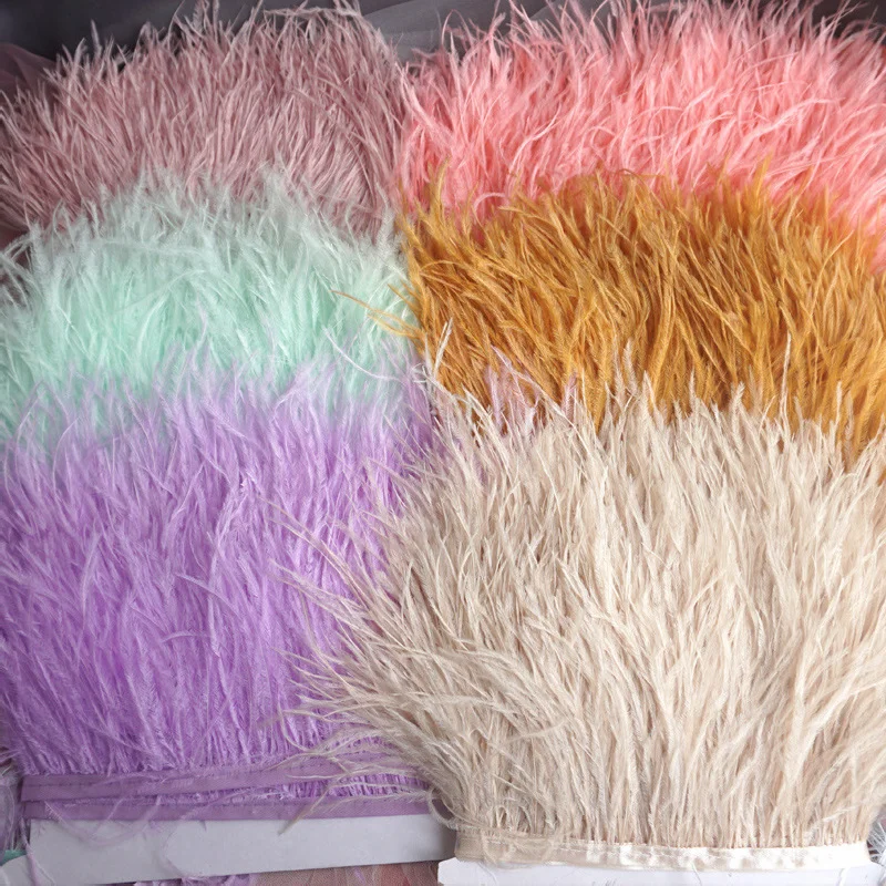 

Натуральное страусиное перо, отделка 8-10 см, 1 метр