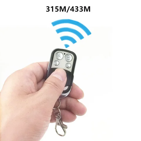 Запасной ключ дистанционного управления для машины/дома/гаража/дверей/гаджетов, 433.92 МГц, голубой свет
