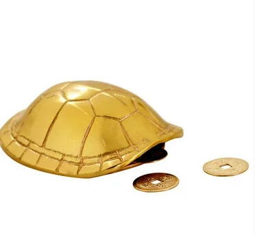 SCY 330 +++ медная панцирь черепахи украшение для гадания принадлежности фэн-шуй