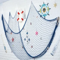 big fishing net supplies home decoration wall hangings fun 100200cm the mediterranean sea style wall stickers household decor