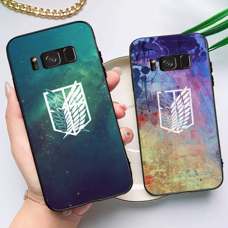 

Attack On Titan Phone Case for Samsung Note 5 7 8 9 10 20 pro plus lite ultra A21 12 72