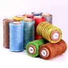 150D 260 м 0,8 мм плоская вощеная нить полиэстер высокопрочная кожаная вощеная нить для рукоделия ручная строчка