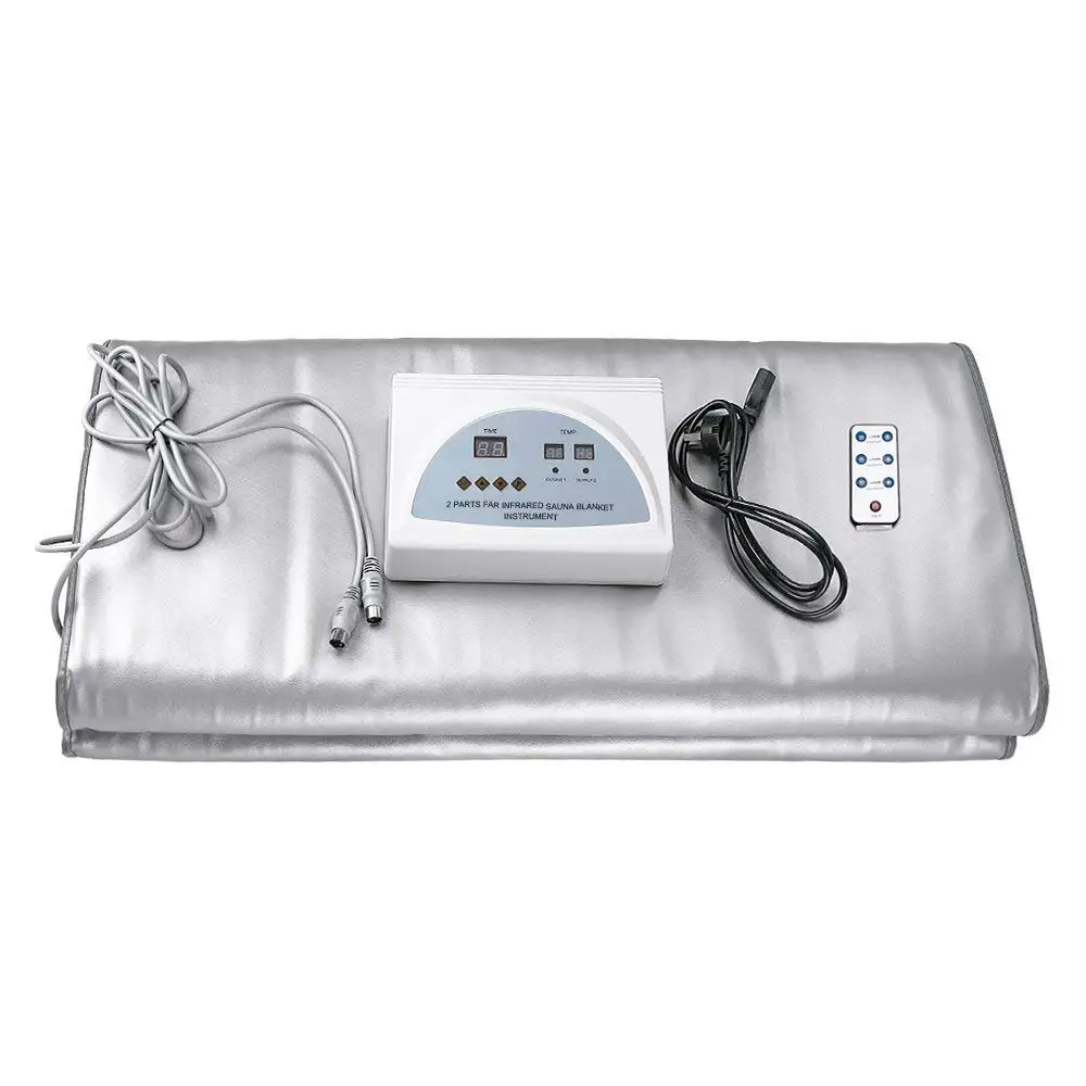 

Home Sauna Blanket Electric Beauty 2 Zone Body Slimming Hot Selling Far Infrared Sauna Blanket