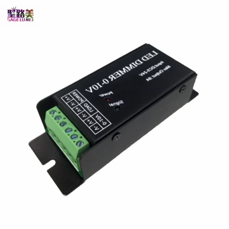 

Фонарь яркости DC5V-24V DM010 0-10 В, 12VDC 1CH регулятор каналов 8A * 1CH, выходной металлический SMD5050 2835 5630 3528, светодиодная ленсветильник