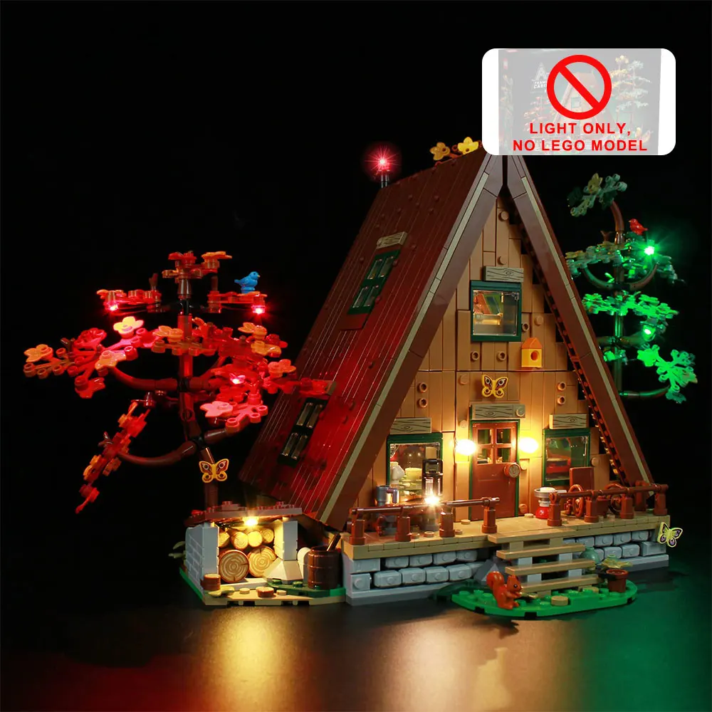 

Led Light Kit for Lego 21338 A-Frame Cabin (Not Include Lego Model Set)