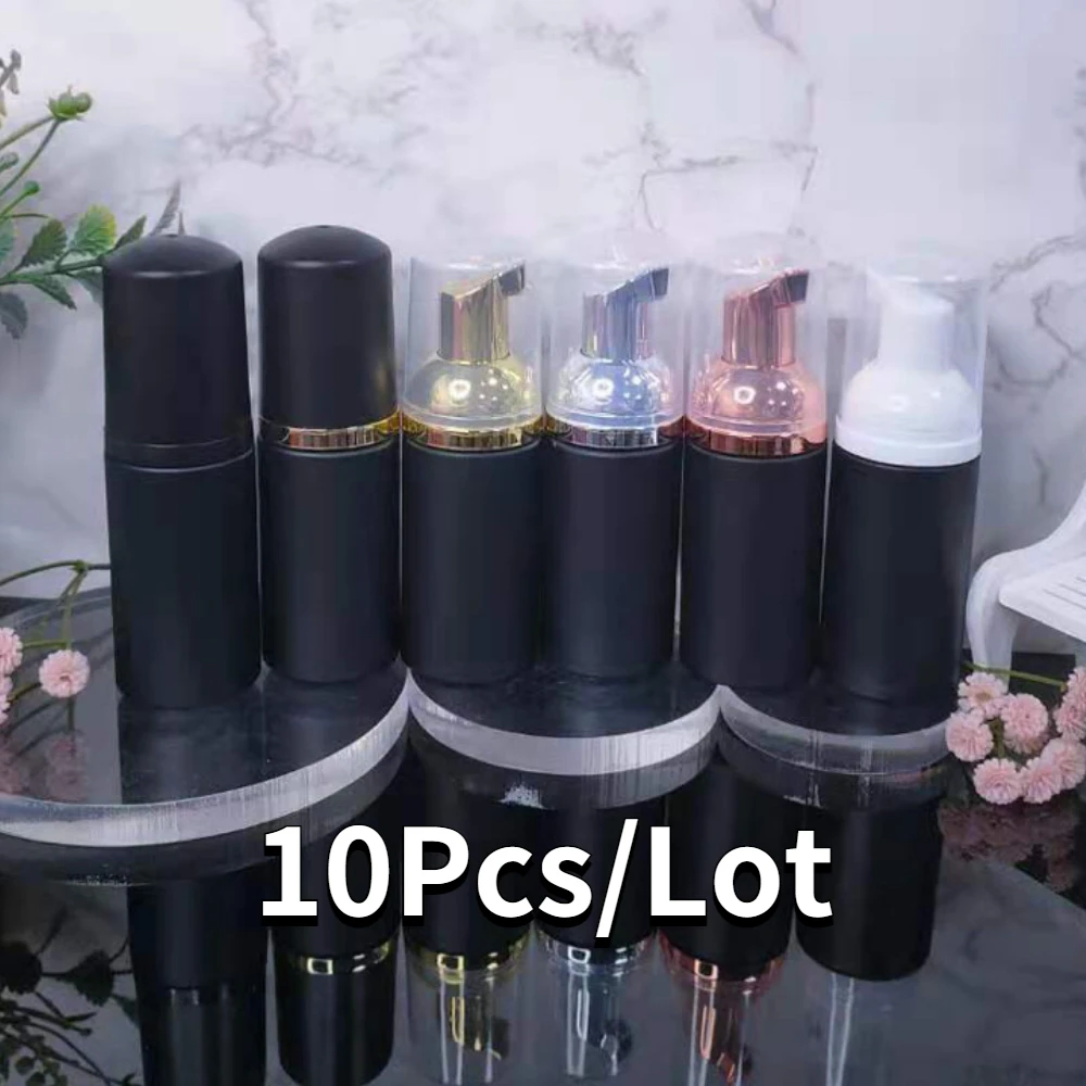 10 шт./Лот 60 мл/30 мл яркий черный пластиковый пенопластовый насос многоразовая