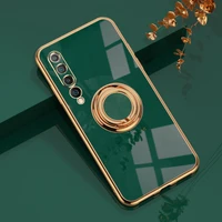 luxury plating case for huawei p30 pro p40 p20 mate 20 p30 honor 20 pro stand ring holder soft shell full silicone cover